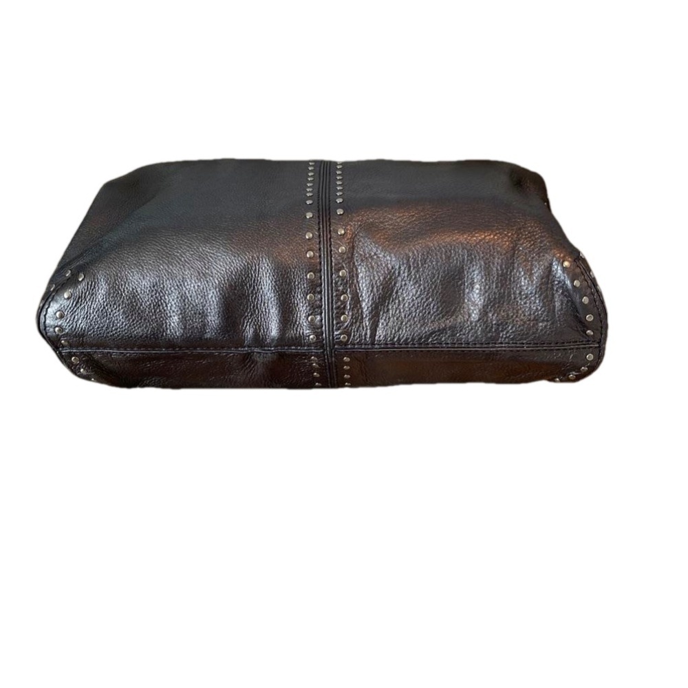 MICHAEL KORS METALLIC LEATHER  STUDDED BAG - Picture 2 of 14